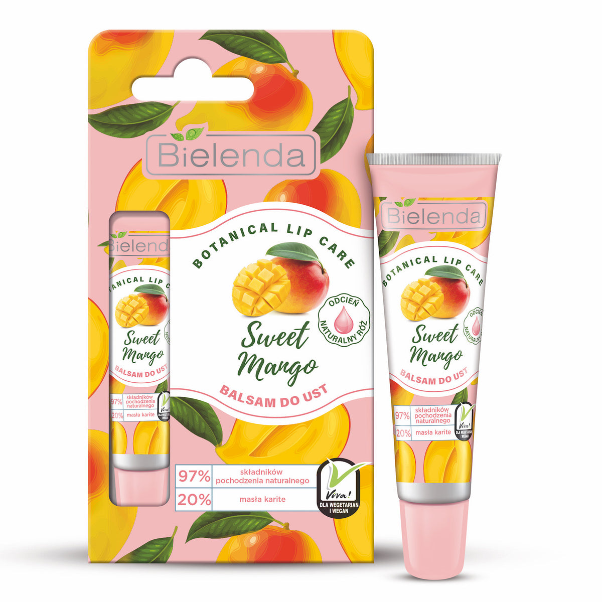 Bálsamo Labial Bielenda Botanical Lip Care Sweet Mango